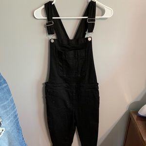 Black overalls